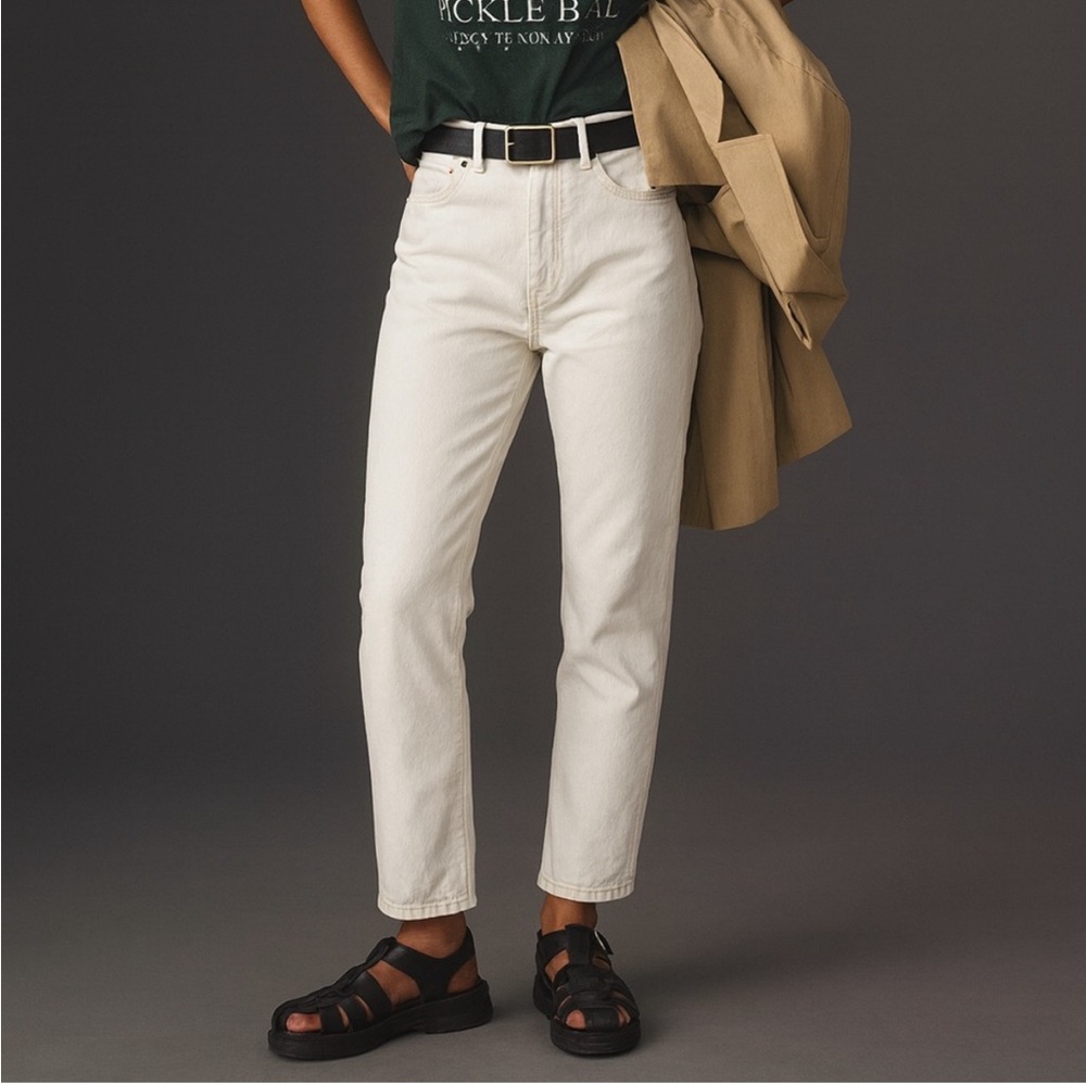 Agolde Women's white straight leg size 24